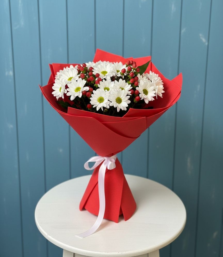 Букет цветов из: Хризантемы в Безопасном