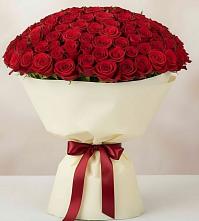 Букет 101 Красная роза Милано в Безопасном