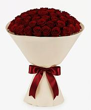 Букет 101 Бордовая роза Блэк Бакарра #REPLACE_PRED# Безопасном