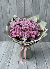 Букет цветов из:  Хризантемы #REPLACE_PRED# Безопасном