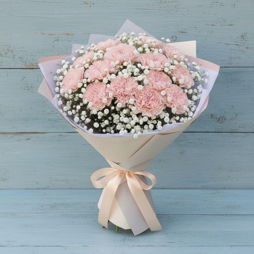 Букет цветов из: Гвоздики в Безопасном