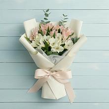 Букет цветов из:  Альстромерии в Безопасном