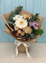 Букет цветов из:  Герберы и Хризантемы в Безопасном
