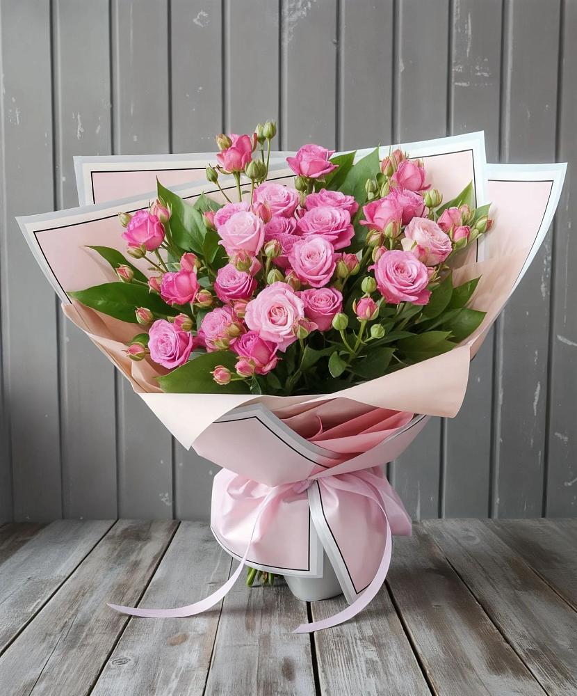 Букет Розовый кустик в Безопасном