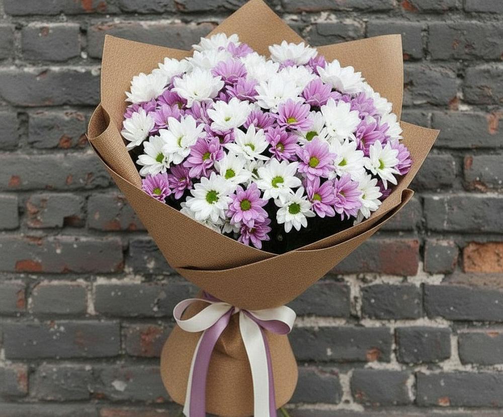 Букет цветов из: Хризантемы в Безопасном