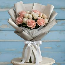 Букет цветов из:  Розы #REPLACE_PRED# Безопасном