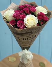 Букет цветов из:  Розы #REPLACE_PRED# Безопасном
