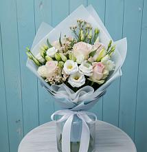 Букет цветов из:  Розы и Лизиантусы в Безопасном