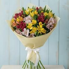 Букет цветов из:  Альстромерии #REPLACE_PRED# Безопасном