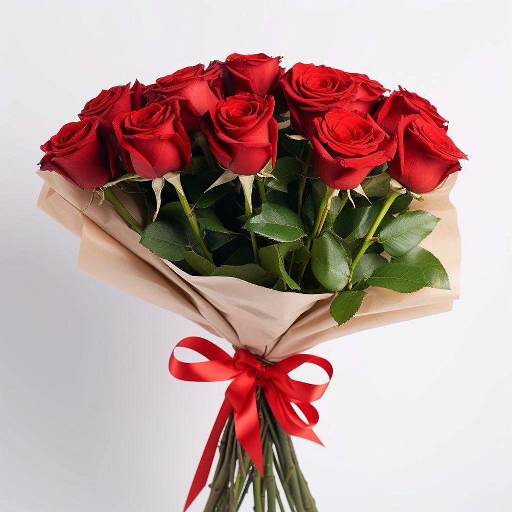 Букет 11 Красных роз Эдлесс Лав в Безопасном