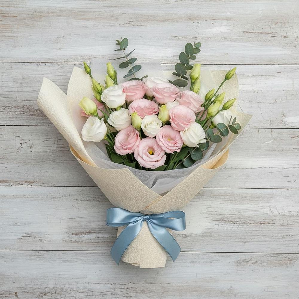 Букет цветов из: Лизиантусы в Безопасном